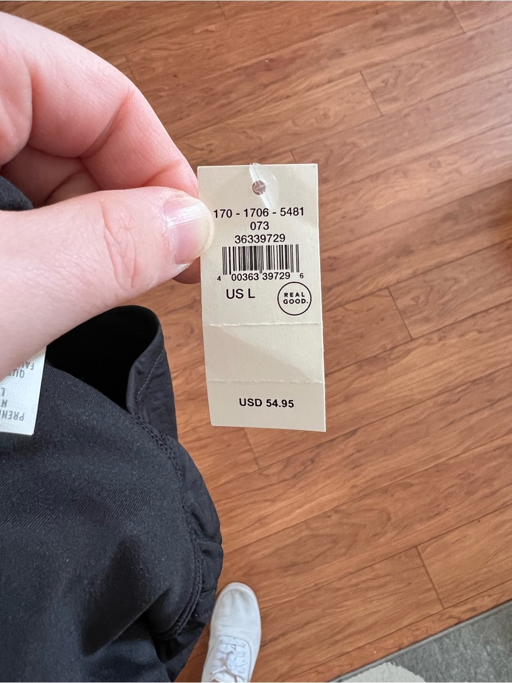 aerie Black Drawstring Waist Athletic Shorts - Picture 6 of 8